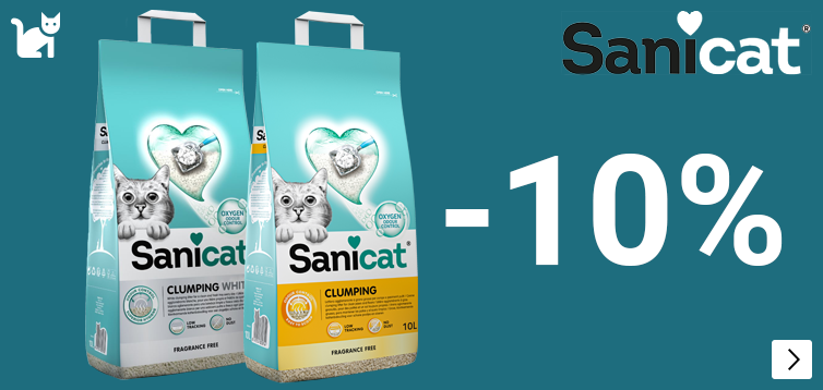 Sanicat clumping cat litter -10% CAT